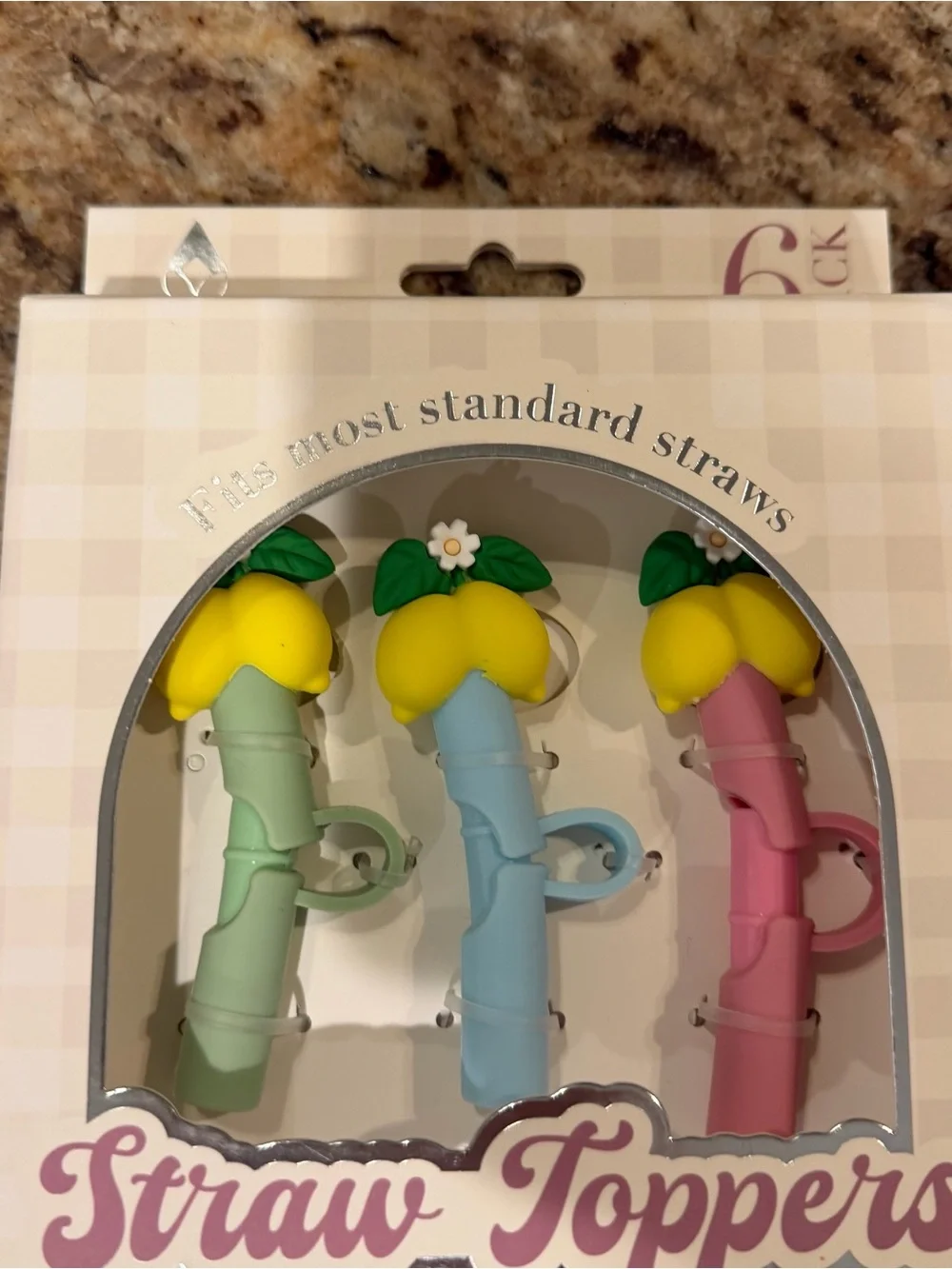 New Lemon Straw Topper Covers Novelty Regular Stanley Tumbler